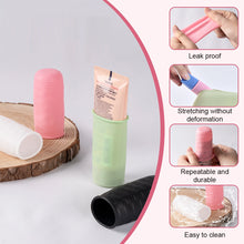 Load image into Gallery viewer, Silicone Leak Proof Bottle Cover Travel Packaging Makeup and Skincare Products Travel Bottle Cover Dust and Leak Proof Protective Cover