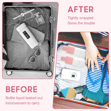 Load image into Gallery viewer, Silicone Leak Proof Bottle Cover Travel Packaging Makeup and Skincare Products Travel Bottle Cover Dust and Leak Proof Protective Cover