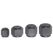 Load image into Gallery viewer, Car Fuel Oil Line Nut Port Adapter N4 AN6 AN8 AN10 AN12 Female Flare Cap Block Off Fitting Plug Aluminum Swivel Hex Head