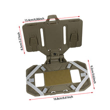 Load image into Gallery viewer, Tactical Vest Chest Molle Mobile Phone Carrier Bracket Generation Quick Access Folding Holder Airsoft Guard Carrier