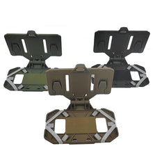 Load image into Gallery viewer, Tactical Vest Chest Molle Mobile Phone Carrier Bracket Generation Quick Access Folding Holder Airsoft Guard Carrier