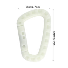 Load image into Gallery viewer, Luminous Tactical Backpack D Shape Buckle Fast Tactical Carabiner Quick Release Hook Mosqueton EDC Gear for Outdoor Camping Accessories
