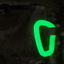 Load image into Gallery viewer, Luminous Tactical Backpack D Shape Buckle Fast Tactical Carabiner Quick Release Hook Mosqueton EDC Gear for Outdoor Camping Accessories