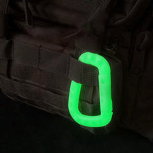 Load image into Gallery viewer, Luminous Tactical Backpack D Shape Buckle Fast Tactical Carabiner Quick Release Hook Mosqueton EDC Gear for Outdoor Camping Accessories