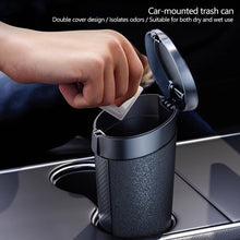 Load image into Gallery viewer, Car Interior Trash Can Storage Box Trash Can Integrated Built-in Trash Bag Auto Parts Accessories