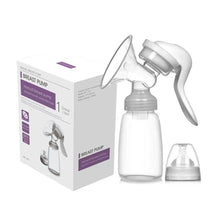 Load image into Gallery viewer, 150ml Manual Breast Pump Portable Handheld All-in-One With Pacifier Soft Silicone Travel Silent Breast Pump Postpartum Essentials for Moms