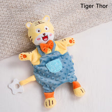 Load image into Gallery viewer, Baby Sleep Aid Plush Calming Toy Interactive Hand Puppet Soft Security Blanket With Chewable Silicone Teether Newborn Sensory Toy
