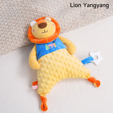 Load image into Gallery viewer, Baby Sleep Aid Plush Calming Toy Interactive Hand Puppet Soft Security Blanket With Chewable Silicone Teether Newborn Sensory Toy
