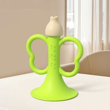 Load image into Gallery viewer, Silicone Teething Whistle Baby Trumpet Toy Multifunctional Developmental Chewable Baby Musical Instrument Oral Motor Skill Toy Infant Breath Trainer