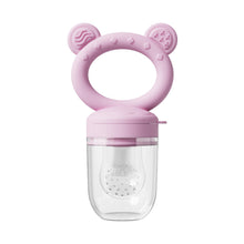 Load image into Gallery viewer, Silicone Baby Food Feeder Teething Pacifier for Babies Fruit and Veggie Feeder Easy-Grip Weaning Fruit Pacifier Multipurpose Baby Feeding Set