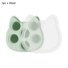 Load image into Gallery viewer, Silicone Baby Food Feeder Teething Pacifier for Babies Fruit and Veggie Feeder Easy-Grip Weaning Fruit Pacifier Multipurpose Baby Feeding Set