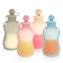 Load image into Gallery viewer, 150ml Leak-Proof Silicone Breast Milk Bags With Scale Washable Eco-Friendly Freezer and Heatable Self-Standing Travel Breast Milk Storage