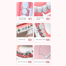 Load image into Gallery viewer, 10pcs L-Shape Interdental Brush Wire Orthodontic Interdental Brush Soft Bristle Tooth Decay Oral Care Hygiene Tool