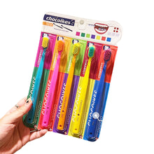 Load image into Gallery viewer, 5pcs Dopamine Toothbrush Set Soft Nylon Bristle for Sensitive Gums Gingivitis Prevention Gentle Gum Dental Oral Care Couple Toothbrushes