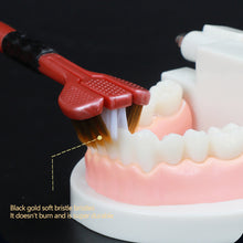 Load image into Gallery viewer, 3D Three-dimensional Toothbrush Long Handle Manual Adult Toothbrush Three-sided Couple Toothbrush Tooth Cleaning Tool