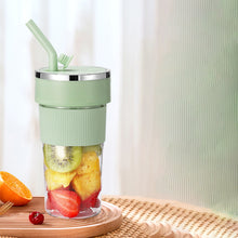 Load image into Gallery viewer, New 350/1200ml Portable Juice Maker Blender Cup Smoothies/Ice Fruits/Nuts Blender Bottle Office/Camping Gift for Fitness Lovers Kitchen Tools Appliances