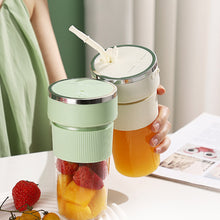 Load image into Gallery viewer, New 350/1200ml Portable Juice Maker Blender Cup Smoothies/Ice Fruits/Nuts Blender Bottle Office/Camping Gift for Fitness Lovers Kitchen Tools Appliances