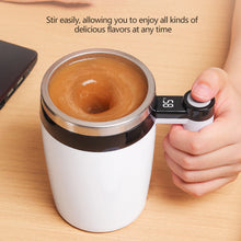 Load image into Gallery viewer, 380ml Electric Stirring Mug Digital Display Coffee/Protein Shakes/Milk/Instant Beverages One-Touch Smart for Office Home