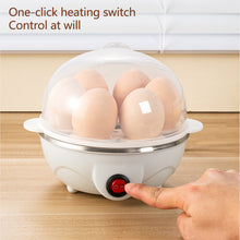 Load image into Gallery viewer, Multifunctional Mini Egg Steamer One-Touch Electric Egg/Corn/Sweet potato/Milk Cooker Quick Breakfast Kitchen Appliances Children-Operable