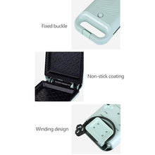 Load image into Gallery viewer, Multi-Function Crispy Edge Sandwich Maker EU Plug Breakfast Panini Waffle Press Electric Grill Quick Heat Portable Brunch Healthy Snack Maker
