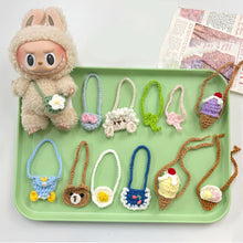 Load image into Gallery viewer, Doll Bag for 17cm Labubu Joker Bear BJD Plush Doll Crossbody Bag Dolls Accessories Cute Decoration Mini Clothes