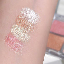 Load image into Gallery viewer, 4-color Natural Face Blush Highlight Shadow Makeup Matte Fine Glitter Palette Silhouette Nose Shadow Makeup Palettes Illuminator