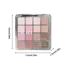Load image into Gallery viewer, 16 Colors In 1 Eyeshadow Stick Portable Matte Pearlescent Eyeshadow Highlight Long-lasting Eye Makeup Cosmetics Earth Color