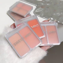 Load image into Gallery viewer, Two-color Blush Matte Brightening Peach Pink Coral Low Saturation Shrinking And Expanding Natural Contour Rouge Face Cosmetics