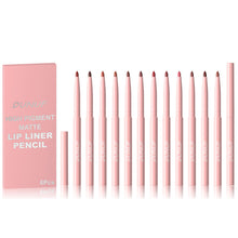 Load image into Gallery viewer, 6Pcs Lipliner Waterproof Lip Liner Pen Non-stick Cup Matte Lipstick Pen Lip Pencil Velvet Nude Long Lasting Lip Cosmetic