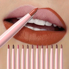 Load image into Gallery viewer, 6Pcs Lipliner Waterproof Lip Liner Pen Non-stick Cup Matte Lipstick Pen Lip Pencil Velvet Nude Long Lasting Lip Cosmetic