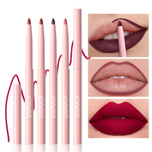 Load image into Gallery viewer, 6Pcs Lipliner Waterproof Lip Liner Pen Non-stick Cup Matte Lipstick Pen Lip Pencil Velvet Nude Long Lasting Lip Cosmetic