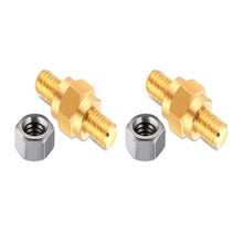 Load image into Gallery viewer, 1/2/4pcs 3/8-16 Car Heavy-duty Brass Battery Terminal Connectors Threaded Seamless Installation for Assorted Safe Connection