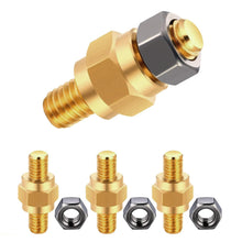 Load image into Gallery viewer, 1/2/4pcs 3/8-16 Car Heavy-duty Brass Battery Terminal Connectors Threaded Seamless Installation for Assorted Safe Connection