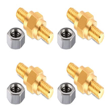 Load image into Gallery viewer, 1/2/4pcs 3/8-16 Car Heavy-duty Brass Battery Terminal Connectors Threaded Seamless Installation for Assorted Safe Connection