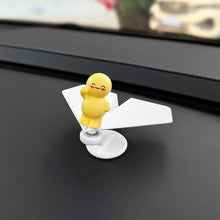 Load image into Gallery viewer, 360° Rotating Aircraft Cat Car Center Console Ornaments Micro Animal Screen Decoration Car Interior Accessories