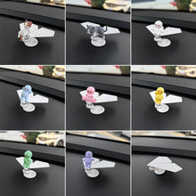 Load image into Gallery viewer, 360° Rotating Aircraft Cat Car Center Console Ornaments Micro Animal Screen Decoration Car Interior Accessories