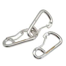 Load image into Gallery viewer, 1PC 316 Stainless Steel Bent Simple Hook 80MM Single-Head Scuba Diving BCD Gear Spring Quick-Release Safety Buckle
