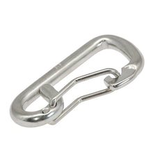 Load image into Gallery viewer, 1PC 316 Stainless Steel Bent Simple Hook 80MM Single-Head Scuba Diving BCD Gear Spring Quick-Release Safety Buckle