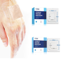 Load image into Gallery viewer, 1Box Disposable Medical Sterile Dressing Large Wound Care Bath Waterproof Patches For Postoperative Wounds or External Injuries