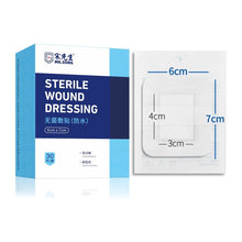 Load image into Gallery viewer, 1Box Disposable Medical Sterile Dressing Large Wound Care Bath Waterproof Patches For Postoperative Wounds or External Injuries