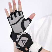 Load image into Gallery viewer, 1Pair Professional Sports Half-Finger Gloves Anti-Slip And Shock-Absorbing Outdoor Cycling Mountain Climbing Gloves Fixed With Self-Adhesive Cloth