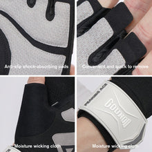 Load image into Gallery viewer, 1Pair Professional Sports Half-Finger Gloves Anti-Slip And Shock-Absorbing Outdoor Cycling Mountain Climbing Gloves Fixed With Self-Adhesive Cloth