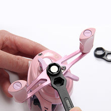 Load image into Gallery viewer, Professional Lure Fishing Wheel Disassembly Kit Includes Wrenches Screwdrivers Bearing Extractor Tweezers Fishing Wheel Maintenance And Repair Supplies