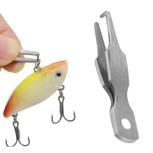 Load image into Gallery viewer, 1PC Lure Stainless Steel Open-Loop Device Fish Bait Double-Loop Quick Split Ring Pliers Fishing Gear Accessories