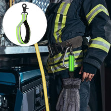 Load image into Gallery viewer, Multi-purpose Reflective Firefighter Gloves Clip Hanger Anti-drop Hook Work Gloves Holder Water Bottle Keys Safety Clamp Camping Tools