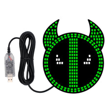 Load image into Gallery viewer, Devil's Eye Car LED Decorative Light Rear Window Warning Light Devil Eye Atmosphere Light Car Decoration Accessories