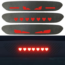 Load image into Gallery viewer, Car Sticker Brake Lights Taillight Warning Lamp Protector Sticker Carbon Fiber Covers Devil's Eye Sticker For Vehicles