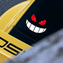 Load image into Gallery viewer, 1Pc Car Motorcycle Stickers Devil Eyes Helmet Fairing Rear Window Decoration Decal Reflective Electric Stickers S M L