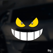 Load image into Gallery viewer, 1Pc Car Motorcycle Stickers Devil Eyes Helmet Fairing Rear Window Decoration Decal Reflective Electric Stickers S M L