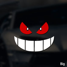 Load image into Gallery viewer, 1Pc Car Motorcycle Stickers Devil Eyes Helmet Fairing Rear Window Decoration Decal Reflective Electric Stickers S M L